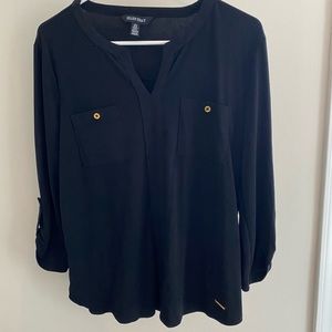 Ellen Tracy 3/4 sleeve M Business Casual Top